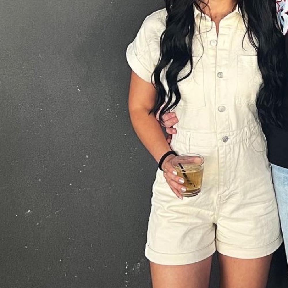 Cream romper